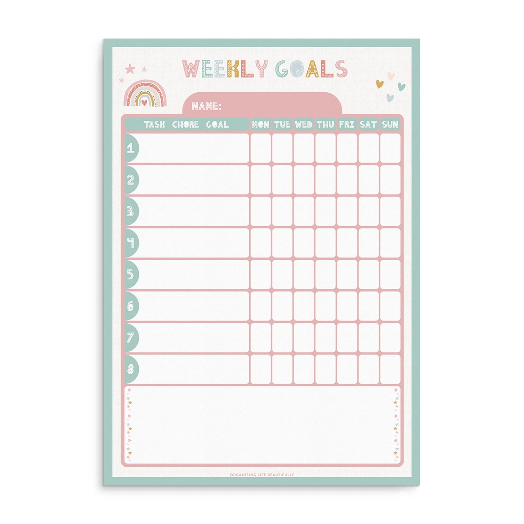 Kids Magnet Reward / Chore / Behaviour Chart