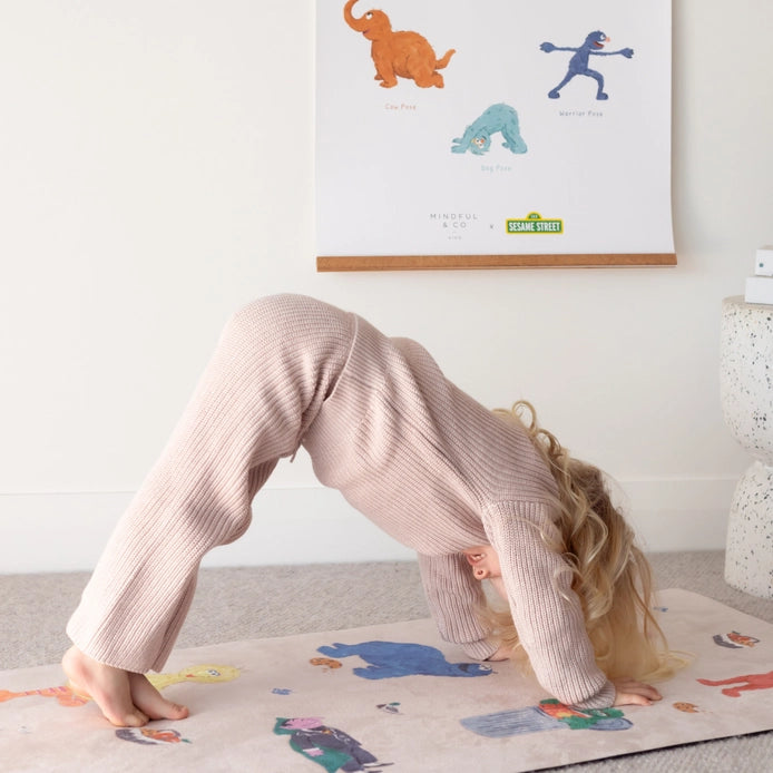 Sesame Street Yoga Poses Poster