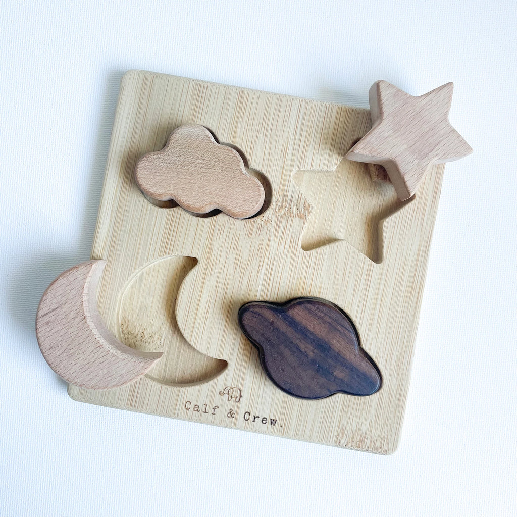 Wooden Night Sky Puzzle
